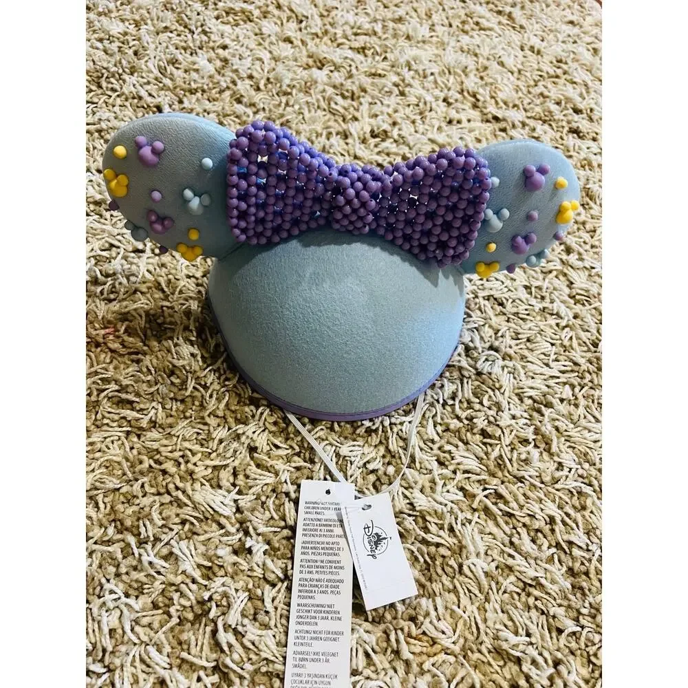 NWT❤️Disney Minnie Mouse Beaded Ear Hat
